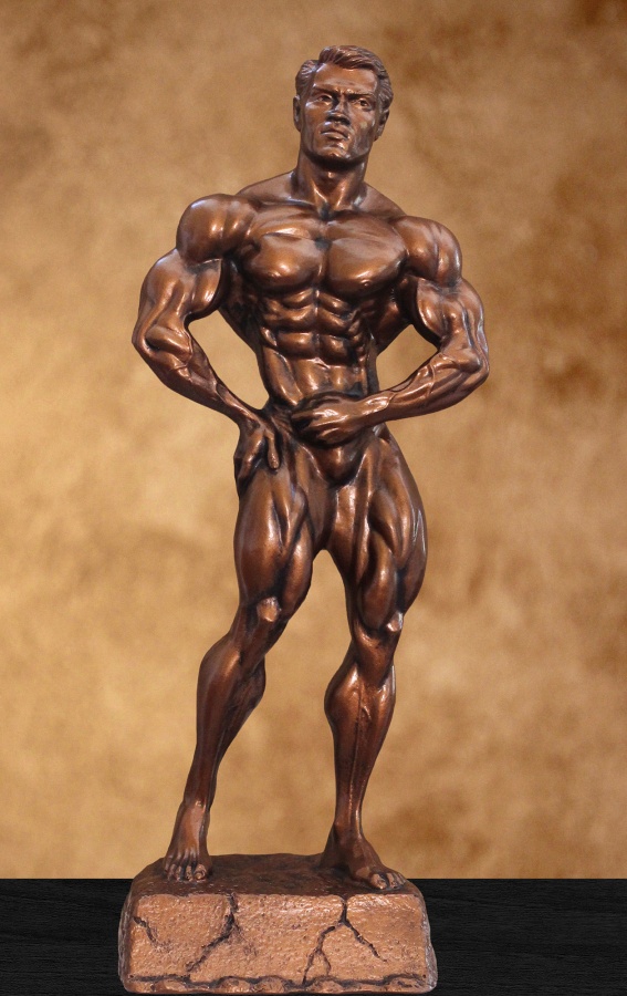 mid male bodybuilding trophy