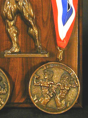 male bodybuilding medallion